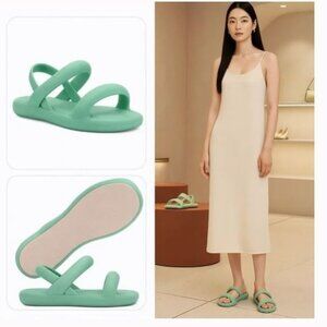 NWT Melissa Green Free Bloom Sandal Made in Brazil